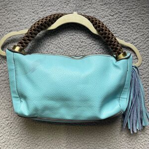 Show Me Purse Womens Blue Top Handle Bag Satchel